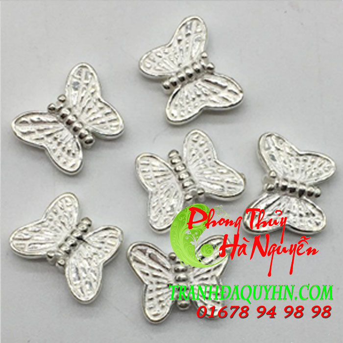 charm bạc con bướm - bán phụ kiện bạc tại Hai Bà Trưng ,